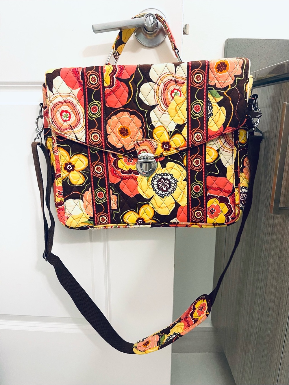 Vera Bradley Buttercup Laptop Bag